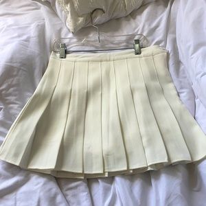 White Tennis skirt